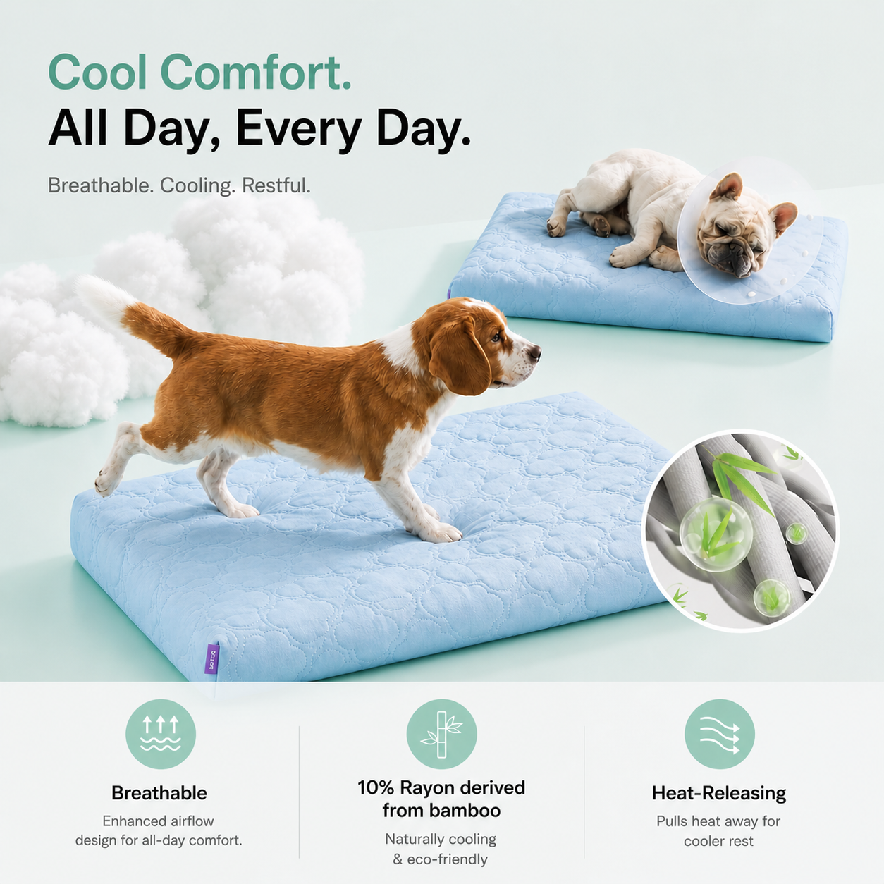 Refresh - Orthopedic Cooling Bed